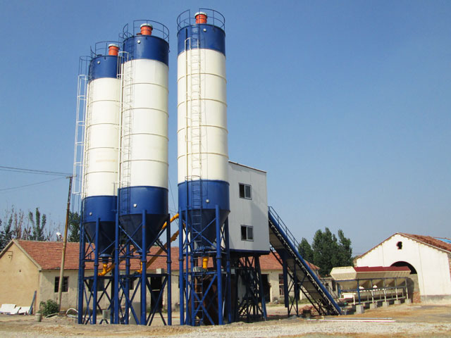 HZS60小型(xing)商品混凝(níng)土攪拌站(zhàn)