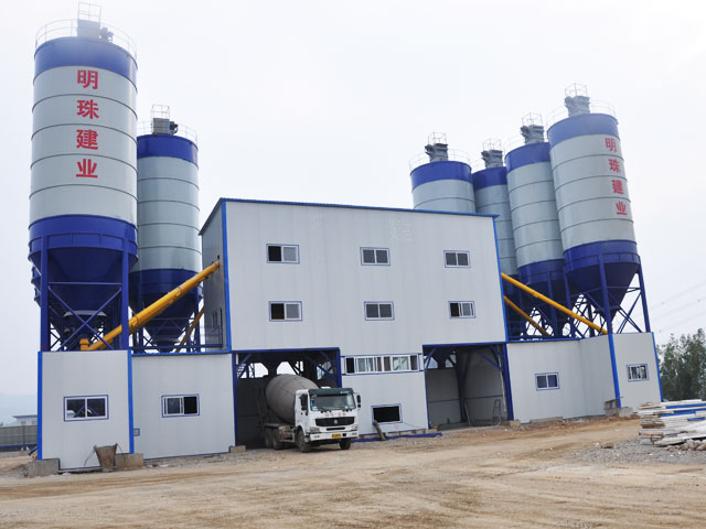 明珠建(jian)業混凝土攪(jiǎo)拌站